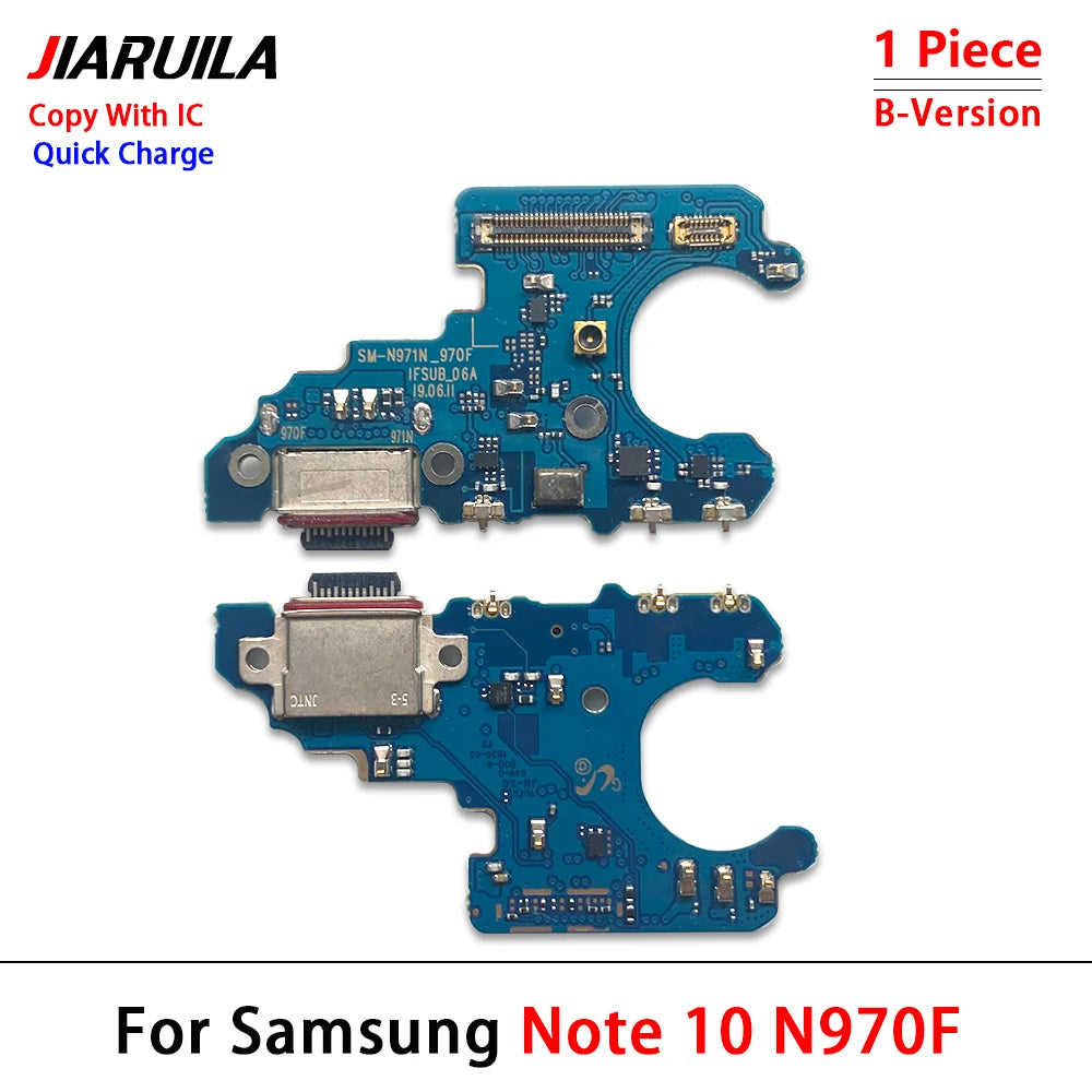 For Samsung Note 10 Plus Lite S20 Plus Ultra S981B S986B S988B N976F USB Charging Port Dock Charger Connector Board Flex Cable Samsung phone repair parts