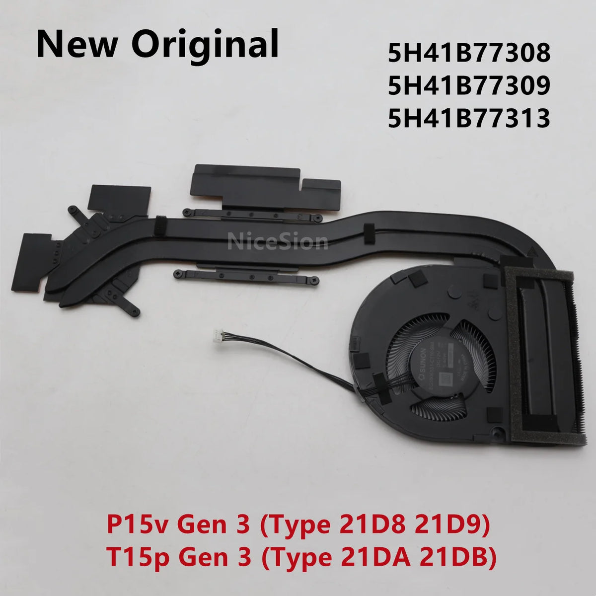 New Original For Laptop Lenovo ThinkPad P15V Gen 2 T15P Gen 3 CPU Cooling Fan Heatsink Radiator SWG Cooler FRU PN:5H41B77218/9 Lenovo laptop repair parts