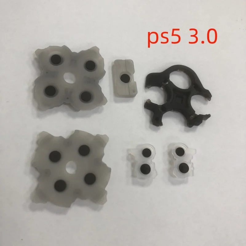25sets Silicone Conductive Rubber Adhesive Button Pad Keypads Set for PS5 3.0 V3 Controller Gamepad Game console repair parts
