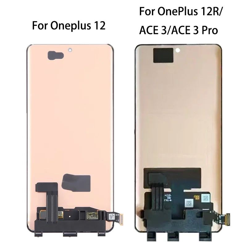 AMOLED For OnePlus 12 / 12R / Ace 3 / Ace 3 Pro PJX110 PJE110 CPH2609 PJD110 LCD Display Touch Screen Digitizer Assembly  OnePlus phone repair parts