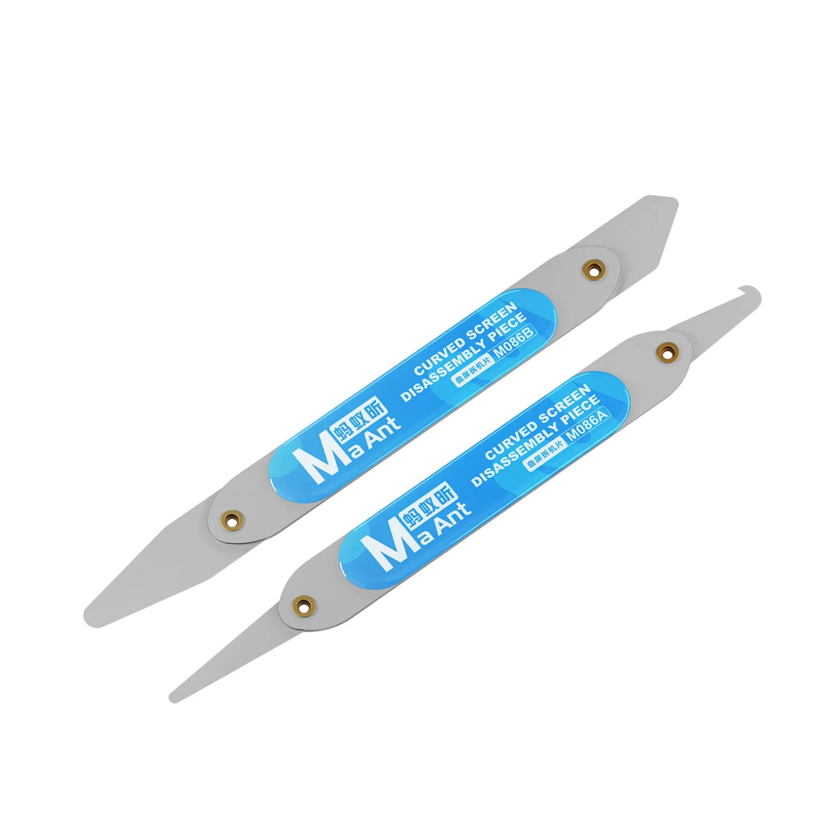 MaAnt M086A M086B Curved Screen Disassembly Tool Non-Damaging Polarization Anti-Slip Handle Flexible Steel for Mobile Phone Repa Professional Repair Tools
