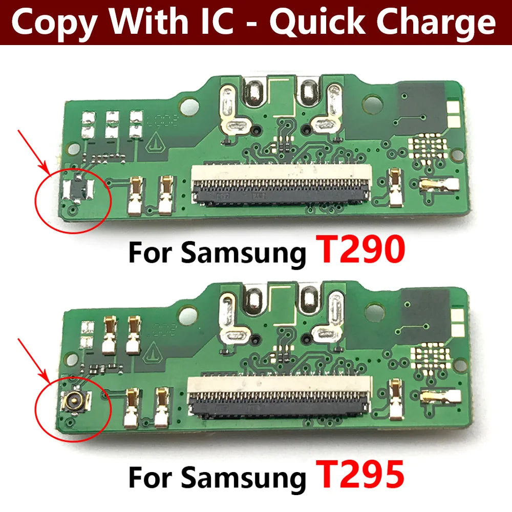 New USB Charging Port Charger Dock Connector Board Flex Cable For Samsung Tab A 8.0 2019 SM-T290 T290 SM-T295 T295 Samsung phone repair parts