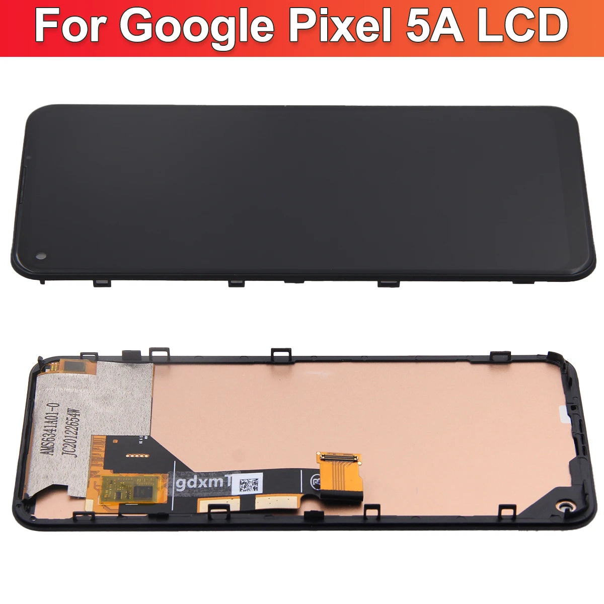 6.34'' For Google Pixel 5A 5G G1F8F G4S1M Display Touch Screen Digitizer Assembly LCD Replacement Parts LCD 100% Tested Google phone repair parts