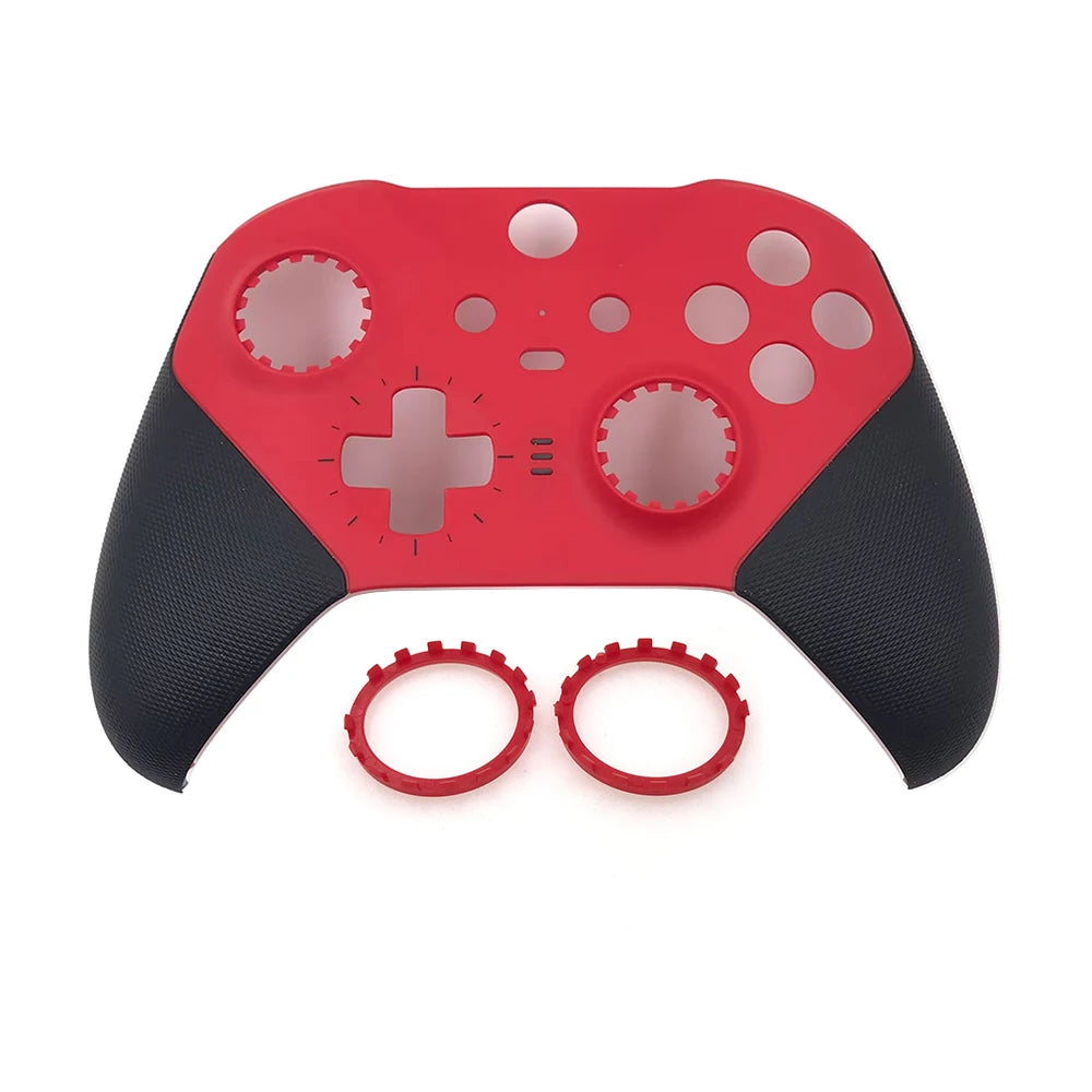 1Set Replacement Housing Shell For Xbox One Elite Series 2 Controller Front Cover Shell Case Faceplate Thumbstick Rings Game console repair parts