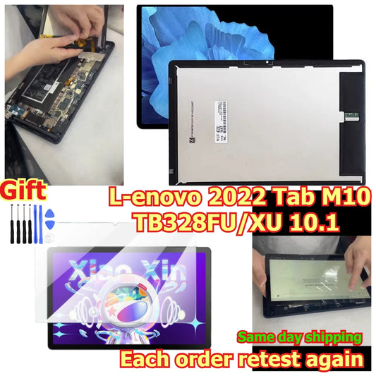 100% tested Tab touch display lcd screen for Lenovo 2022 Tab M10 TB328FU/XU 10.1 inch Digitizer assembly Lenovo tablet repair parts