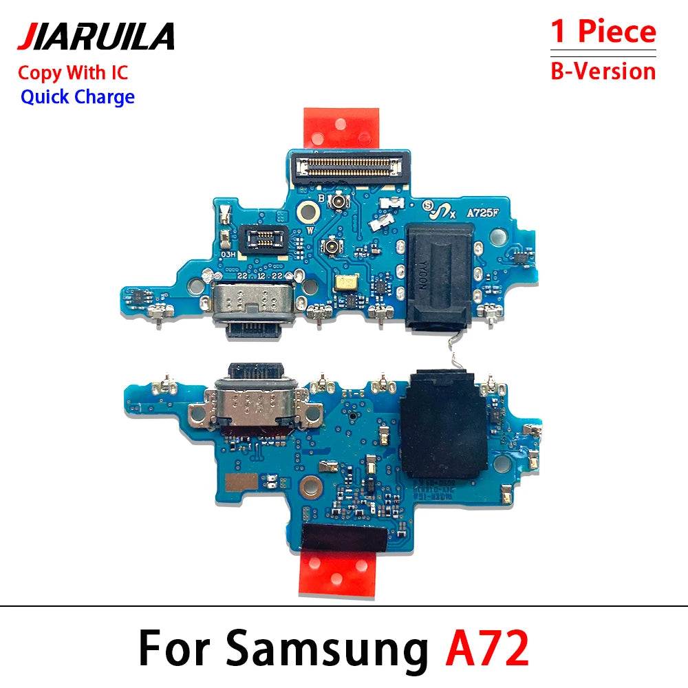 For Samsung A13 A23 A33 A53 A52 A72 A14 A24 A34 A54 4G 5G USB Charging Port Dock Charger Connector Board With Micro Flex Cable Samsung phone repair parts