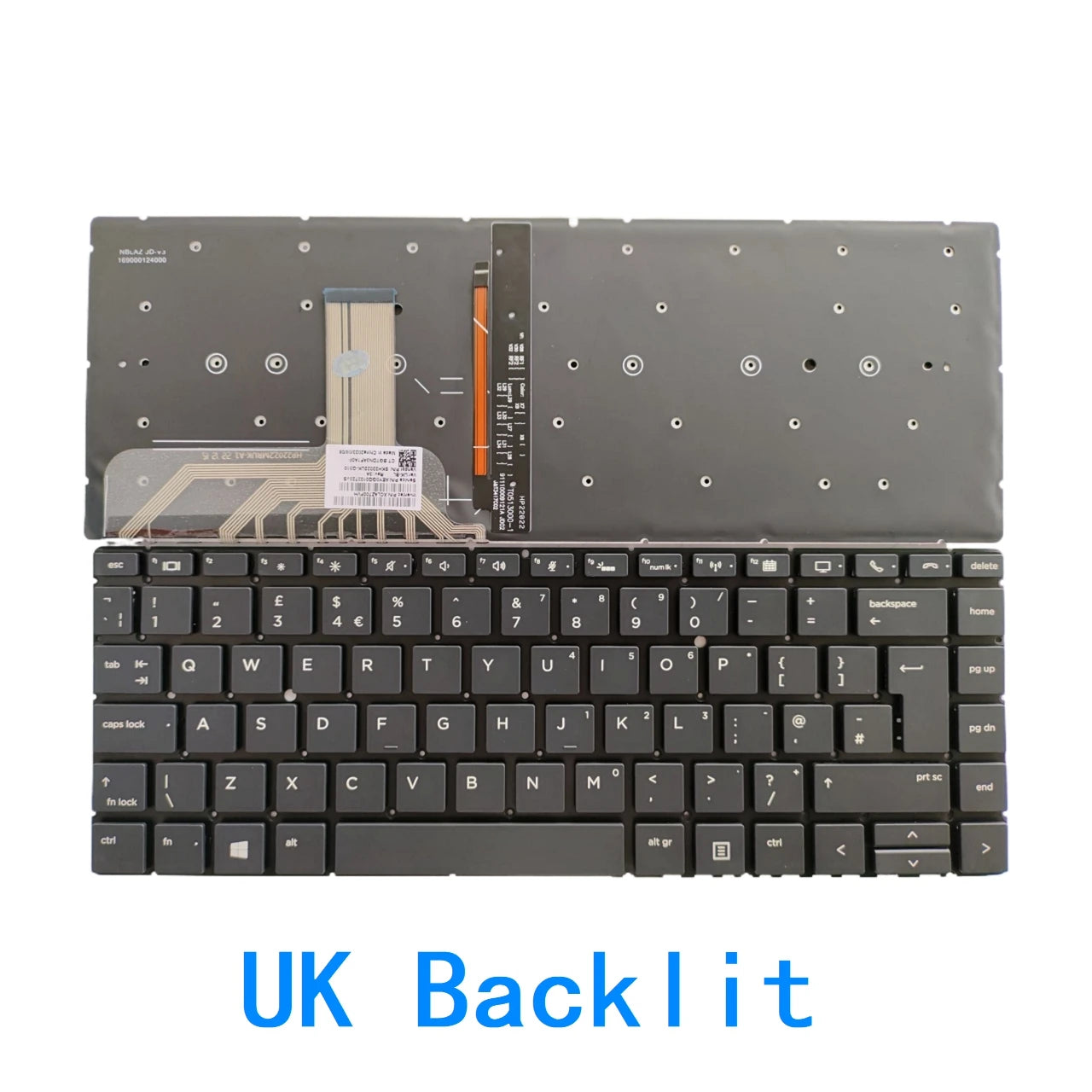 New US Russian UK Language  Backlit Keyboard For HP EliteBook x360 1040 G4 1040 G5 Notebook PC Replacement Keyboard  HP laptop repair parts