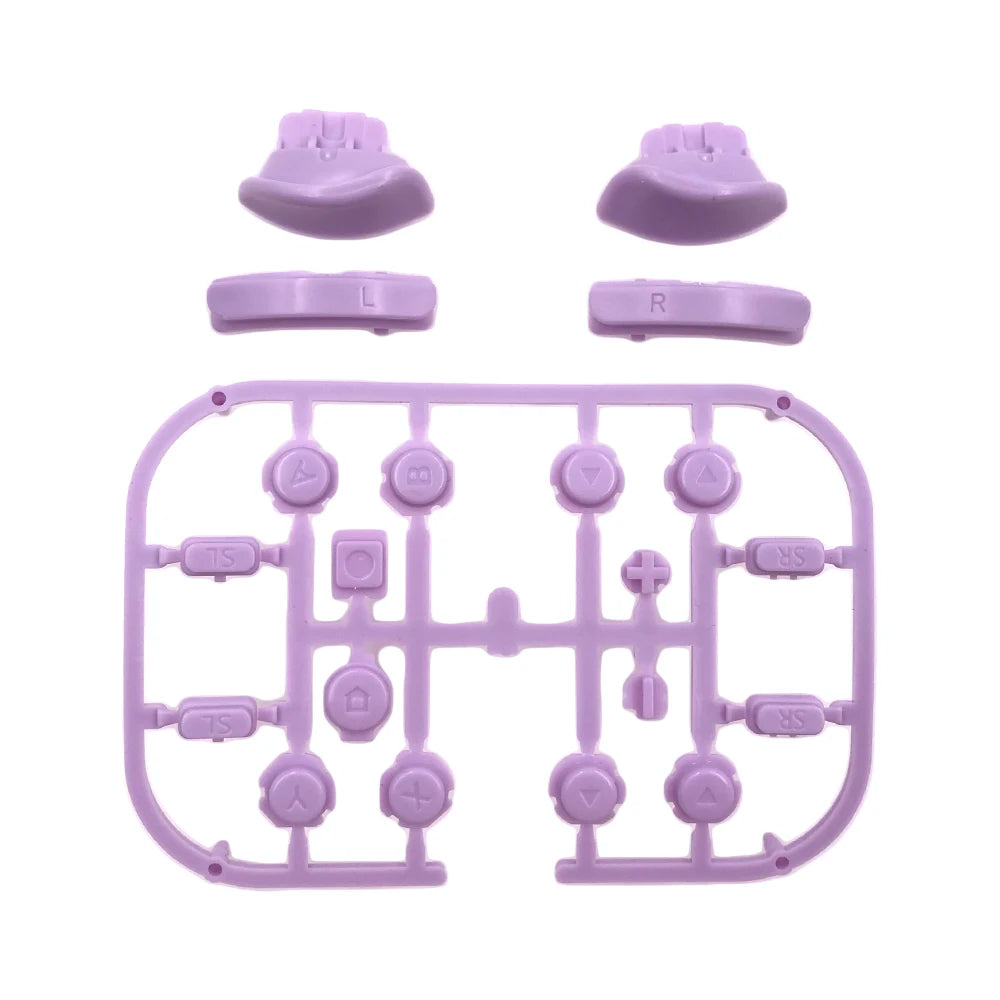 For Switch NS Joy-Con Game Controller Left Right JoyCon Gamepad L R ZL ZR ABXY Key Trigger Buttons Colour Plastic Button Kit Game console repair parts