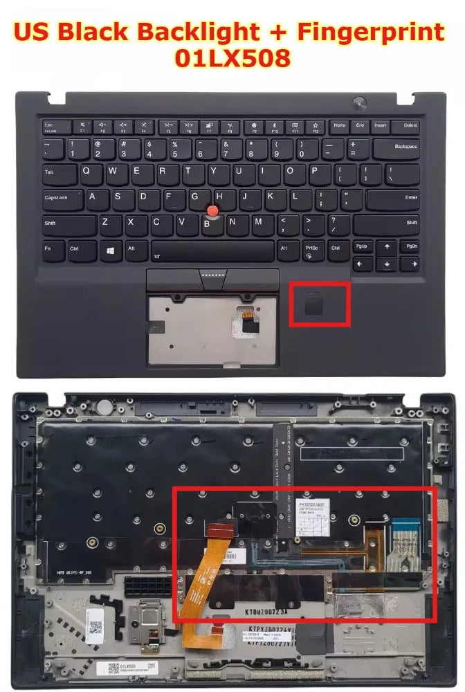 Cover Case 2017 For Thinkpad X1 Carbon 5th LCD back housing RGB bezel  01LV478 01LX508 SM10L66729 01LX508 01LV461 AM12S000500