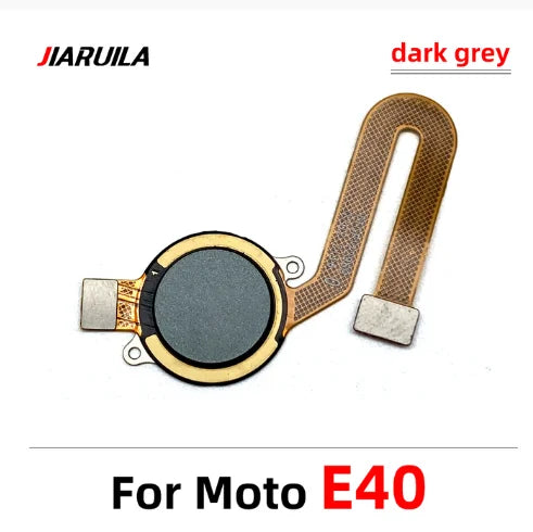 10Pcs/Lot, Home Button FingerPrint Touch ID Sensor Flex Cable For Motorola Moto E20 E32 E40 E6s E7 Plus Power Motorola phone repair parts