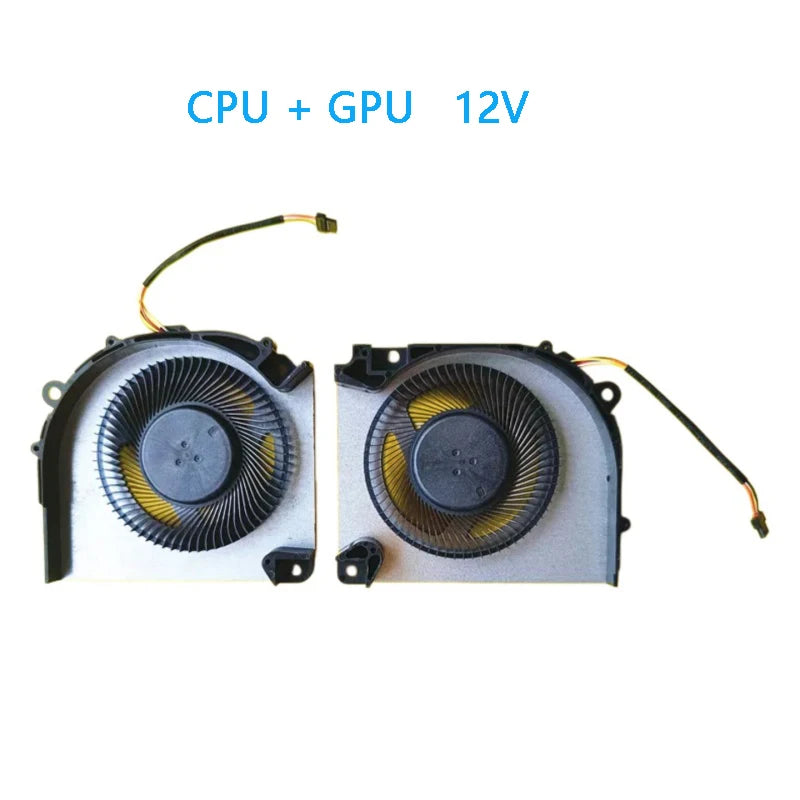 NEW Original LAPTOP CPU GPU Cooling Fan For Colorful MEOW Hasee R16 24H 6-31-V35VN-101
