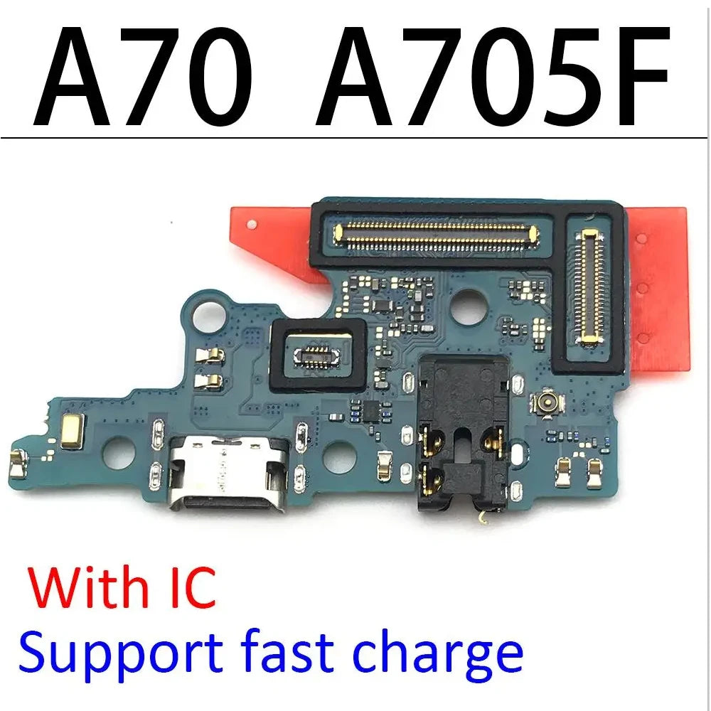 USB Charging Dock Connector Board Flex Cable For Samsung A70 A50 A40 A30 A20 A10 A11 A01 A21s A31 A51 A71 A30s A50s Link Samsung phone repair parts