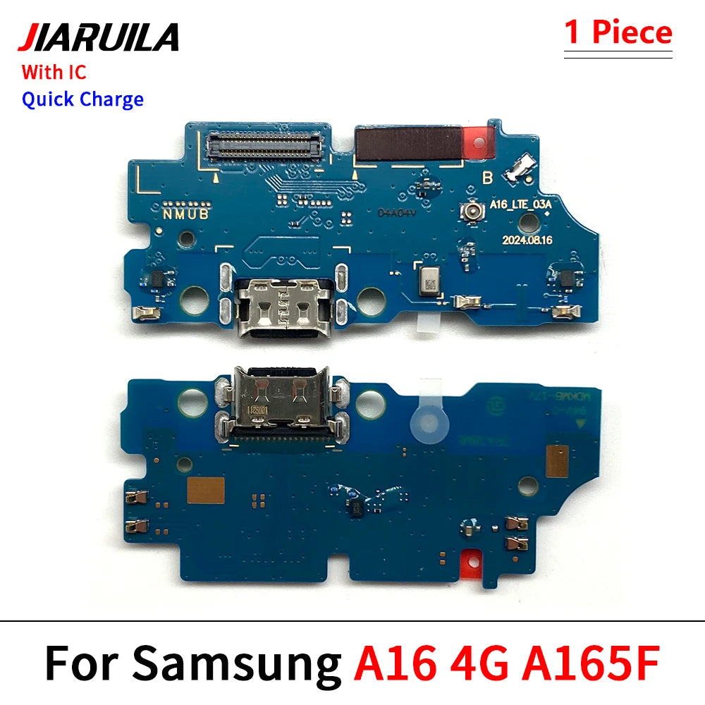 10Pcs, USB Charger Dock Connector Charging Port Microphone Flex Cable  For Samsung A06 A16 A26 A56 A07 A17 A37 A57 4G 5G Samsung phone repair parts