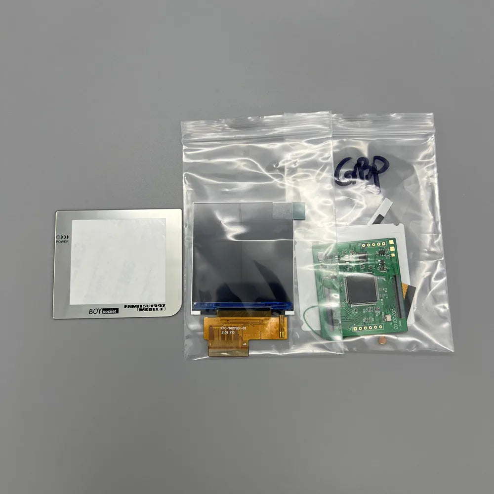 New GBP LCD Screen. Easy to Install 2.6 "Original Size IPS High Brightness LCD Screen is Suitable for Nintendo Gameboy Pocket Game console repair parts