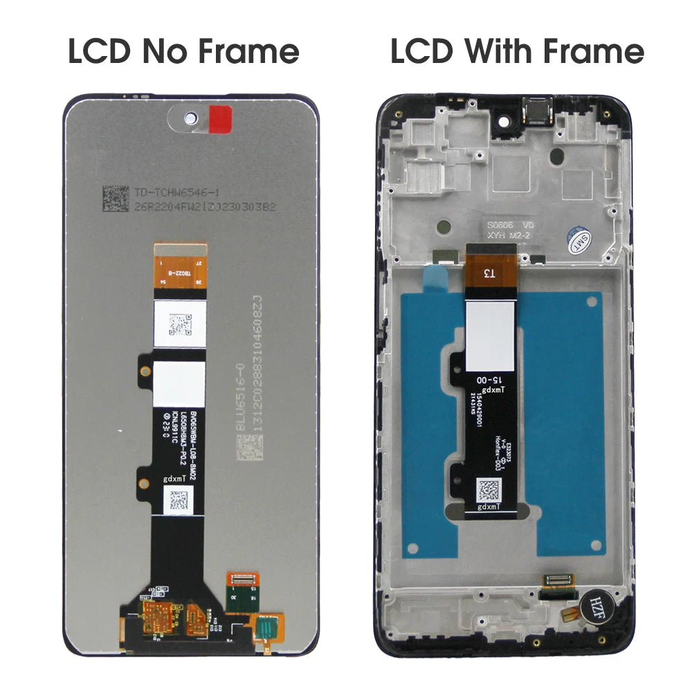 Screen for Motorola Moto E32 Lcd Display + Touch Screen Digitizer with Frame Assembly Panel for Motorola Moto E32 Replacement Motorola phone repair parts