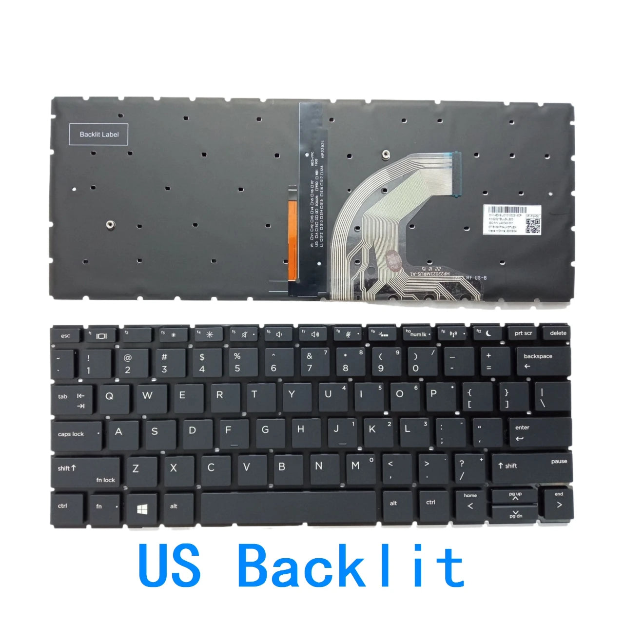 New US Russian Spanish UK language  Backlit Keyboard For HP ProBook 430 G6 435 G6 430 G7 435 G7 Notebook PC Replacement Keyboard HP laptop repair parts