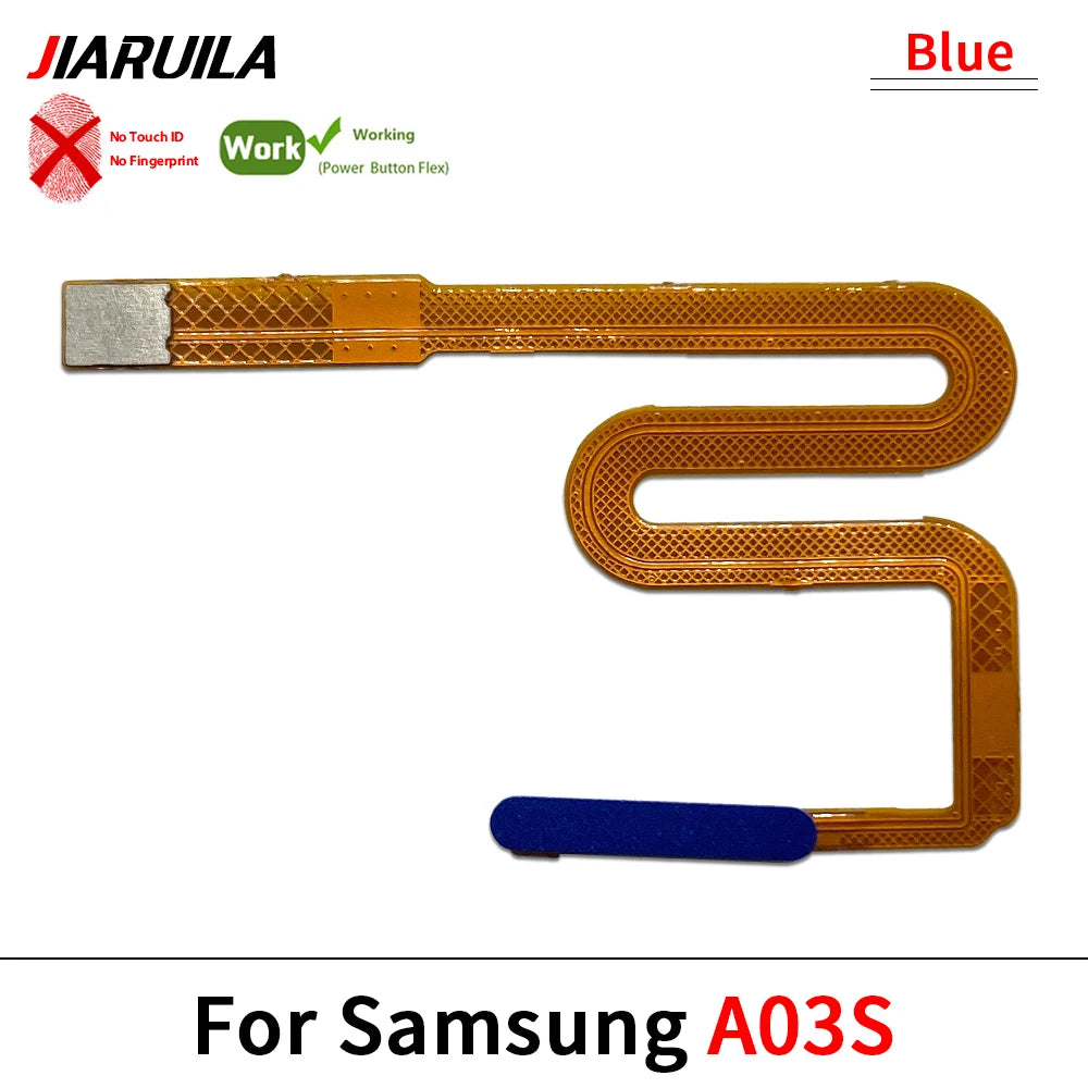 New For Samsung A15 A23 A03s 4G 5G Fingerprint Sensor Home Return Key Menu Button Flex Ribbon Cable Samsung phone repair parts