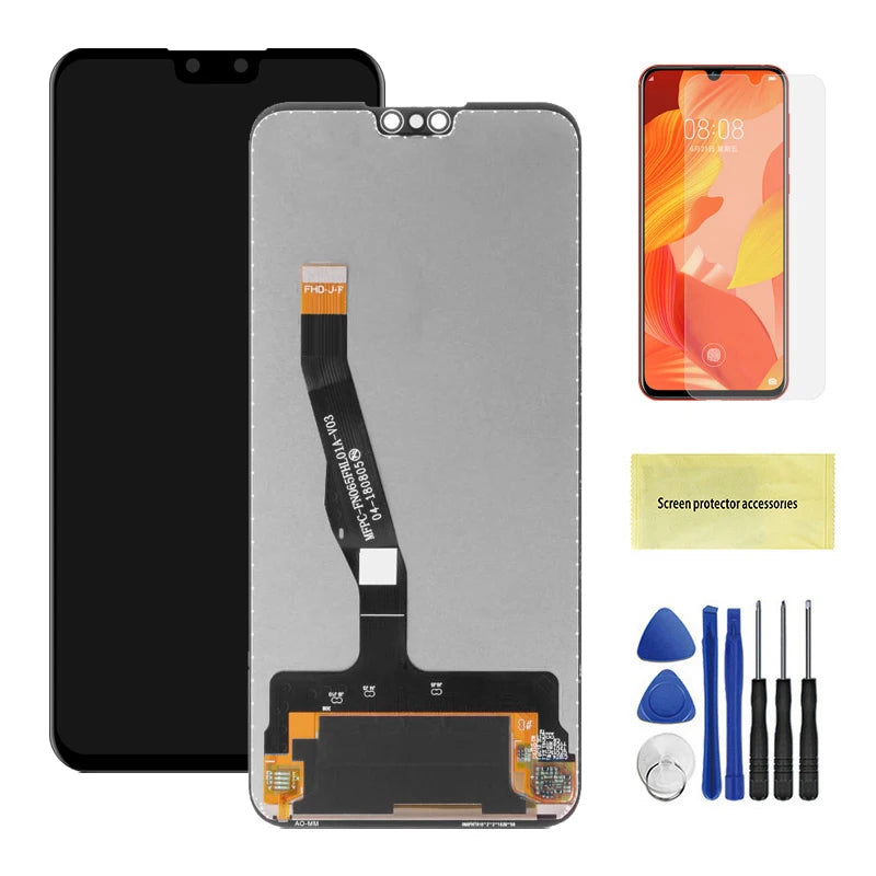 6.5" Screen Assembly for Huawei Y9 2019 JKM-LX1 LX2 LX3 Lcd Display Digital Touch Screen with Frame for Huawei Y9 2019 Assembly HUAWEI phone repair parts