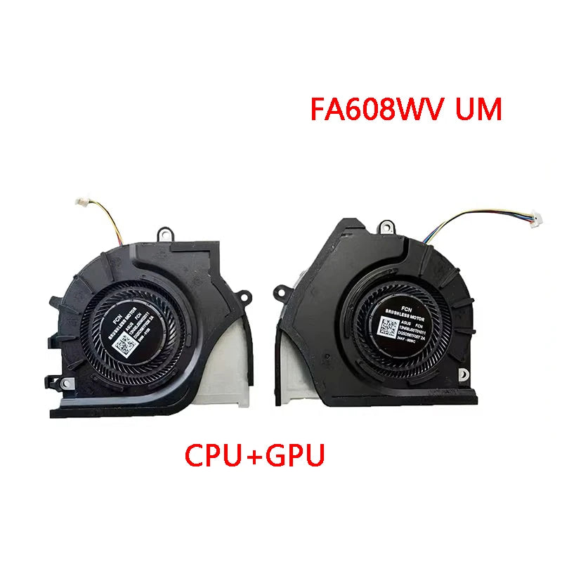 NEW ORIGINAL LAPTOP CPU GPU COOLING FAN For ASUS TUF6 Pro FX608J/P FA608P FM FA608WV FA608UM ASUS laptop repair parts
