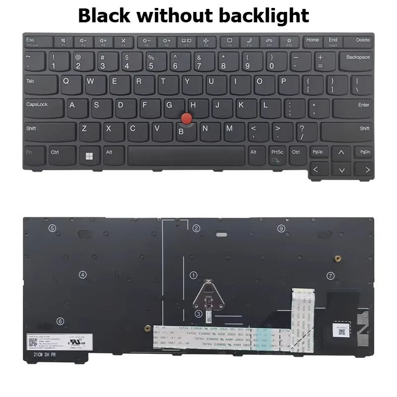 Keyboard for Lenovo Thinkpad X13 Yoga L13 X13 GEN1 Gen2/3 S2 gen7 S2 yoga gen8  laptop keyboard replacement Lenovo laptop repair parts