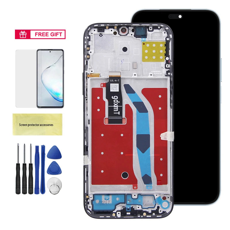 6.7" AMOLED For Honor X8B LCD LLY-LX1, LLY-LX2, LLY-LX3 Display Touch Screen Digitizer Assembly, For Honor X8B Display 100% Test Honor phone repair parts