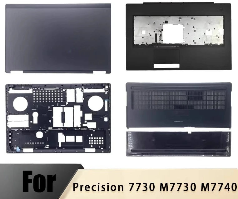 Cover Case for Dell Precision M7740 M7730 LCD top back housing cover bezel frame bottom case hinge upper palmrest Shell Dell laptop repair parts