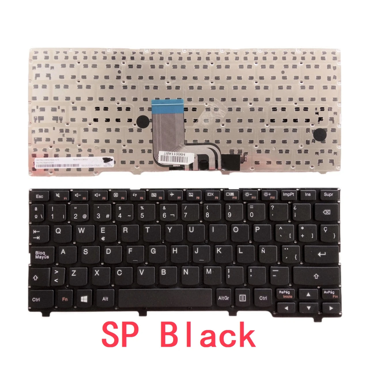 New US Spanish Portuguese Laptop Keyboard For Lenovo WINBOOK N22 N23 N24 300E 11.6" N3050 N3060 80S6 Notebook PC Replacement Lenovo laptop repair parts