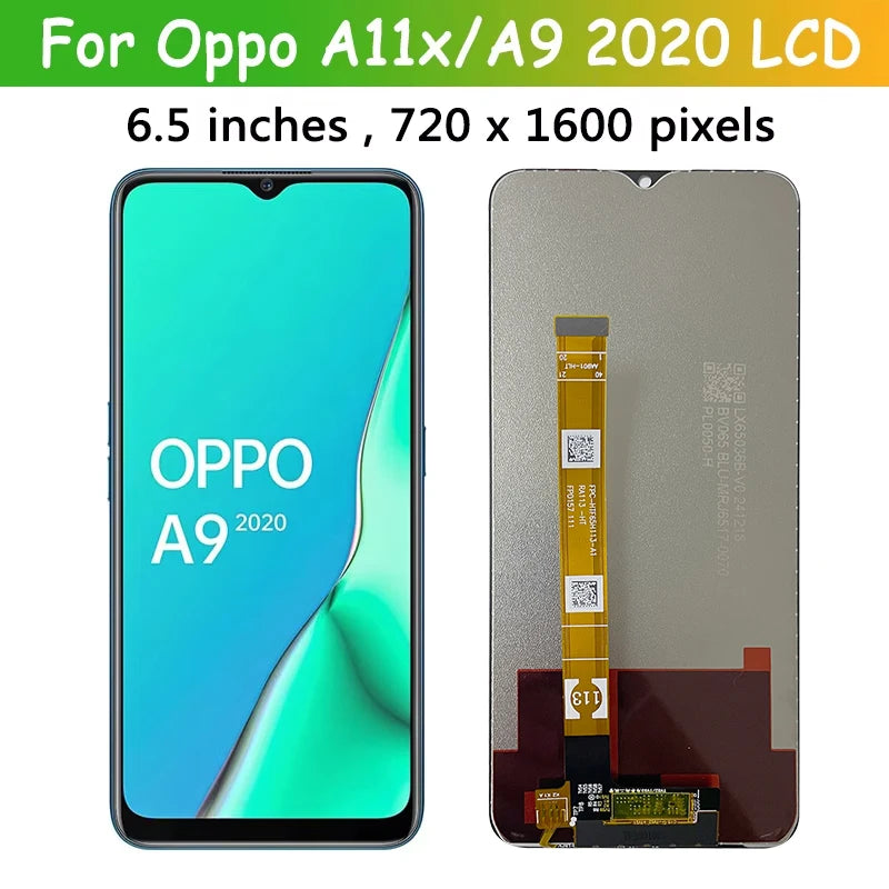 A11X Display Replacement  For OPPO A9 2020 LCD CPH1937 CPH1939 CPH1941 Display Touch Screen Digitizer Assembly Repair Parts Oppo phone repair parts Realme phone repair parts