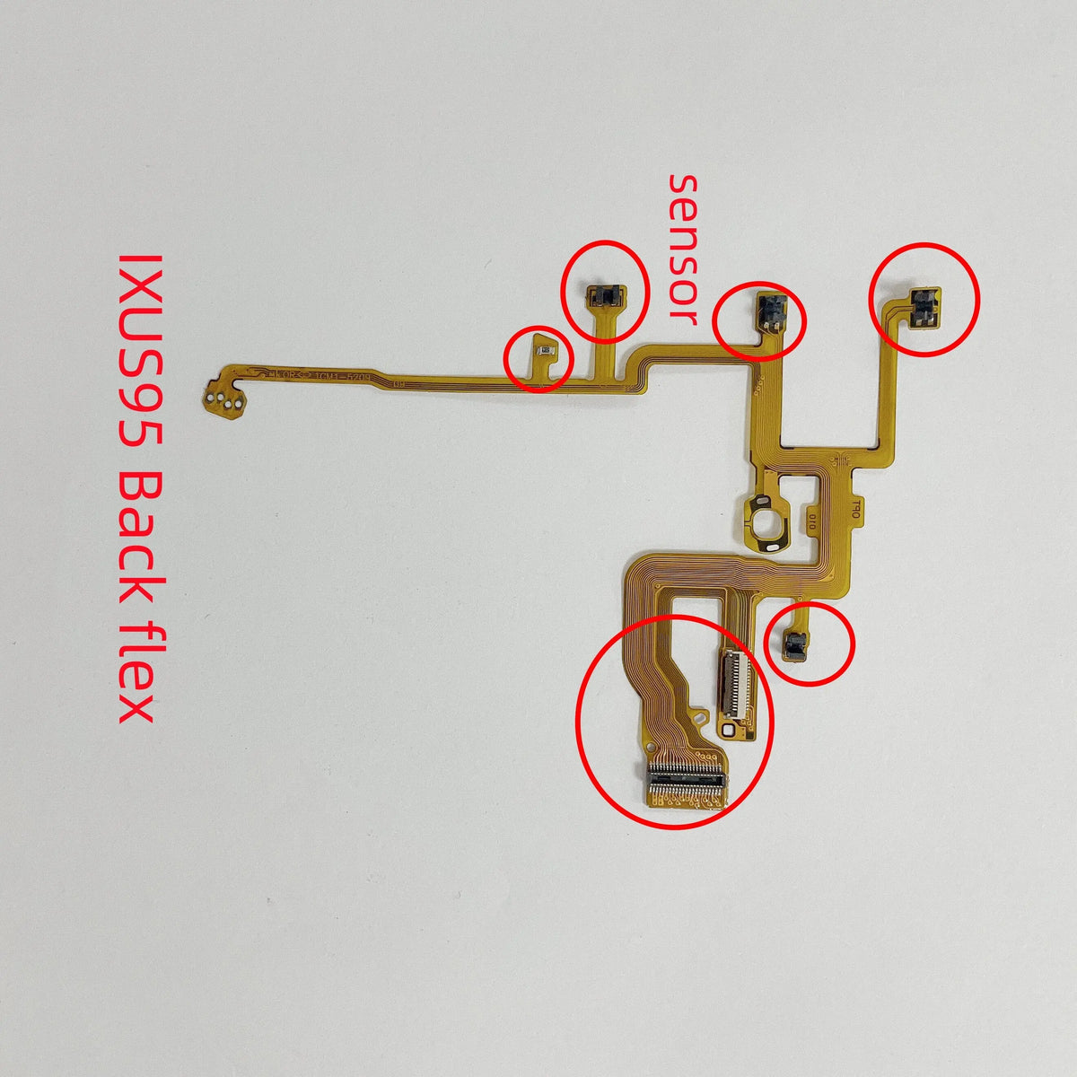 New IXUS95 LENS Back Flex Cable With Sensor and IC For Canon IXUS95 Camera Lens Cable Digital Camera repair parts