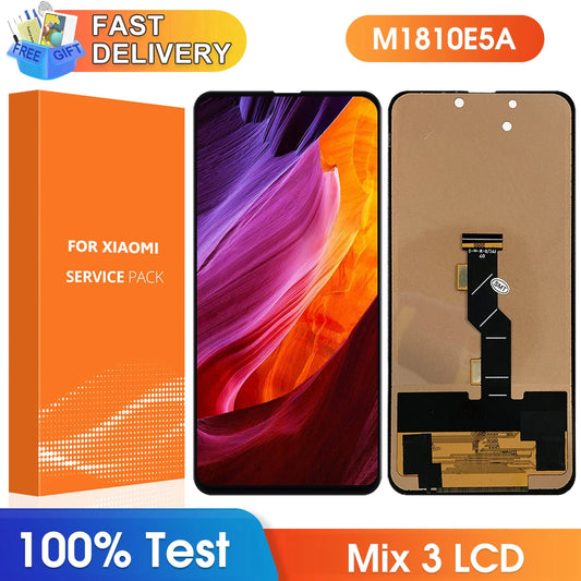 Mix3 Display Screen for Xiaomi Mi Mix 3 M1810E5A LCD Display Touch Screen Digitizer Assembly Replacement for Xiaomi Mix 3 Xiaomi phone repair parts
