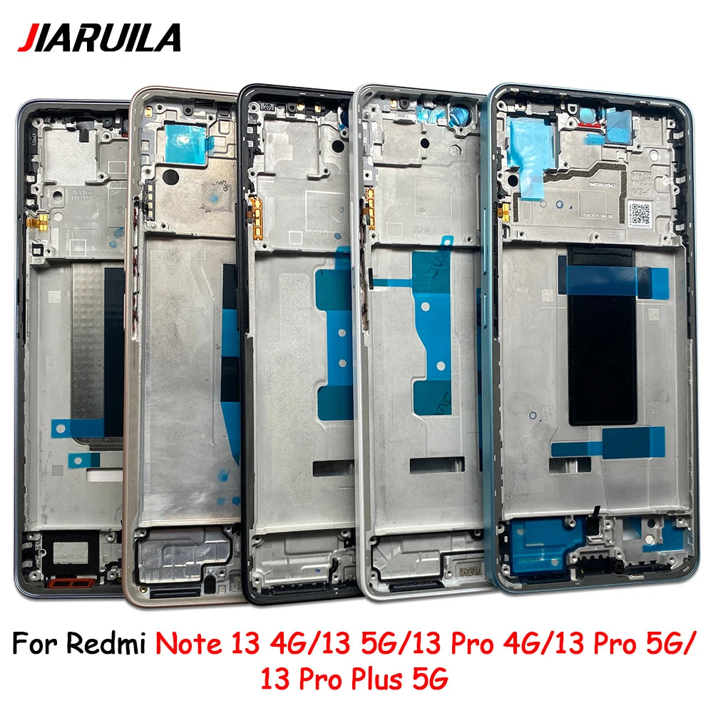 New For Xiaomi Redmi Note 13 Pro Plus 4G 5G Front Housing LCD Frame Screen Bezel Holder Xiaomi  Xiao mi phone repair parts