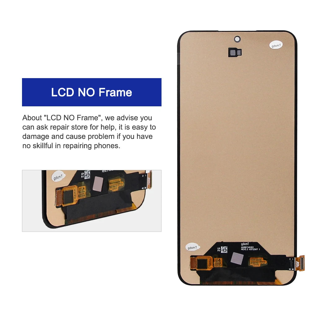 OLED For Samsung M56 5g SM-M566B/DS LCD Display Digital Screen Touch  Assembly For Samsung F16 5g Replacement Parts 100% Tested Samsung phone repair parts