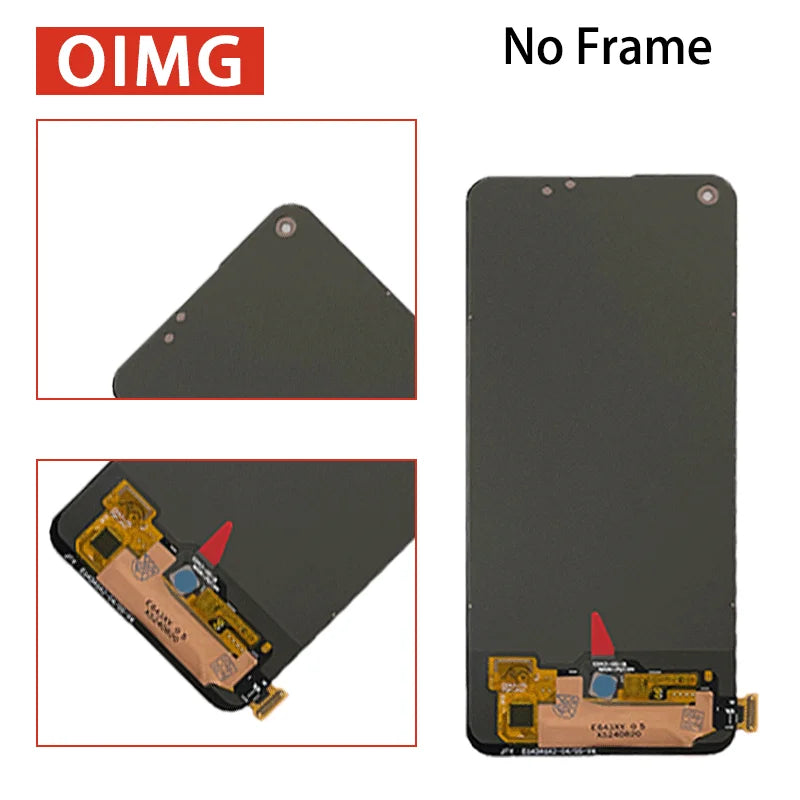 Super AMOLED For OPPO Reno 8 Lite Screen Display Replacement For Reno 8 Lite CPH2343 LCD Touch Digitizer Assembly Oppo phone repair parts Realme phone repair parts