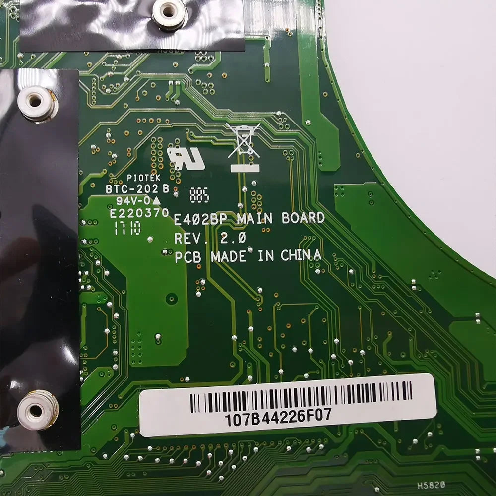 OEM For ASUS E402B E402BA E402BP L402BA L402BP F402BA F402BP X402BA X402BP Laptop Motherboard Mainboard AMD A9-9400 CPU 8G RAM ASUS laptop repair parts