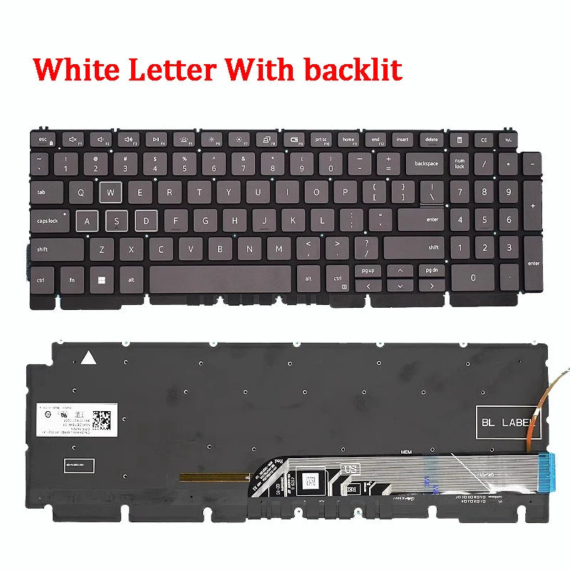 New ORIGINAL Laptop Keyboard For DELL G15 Ryzen Edition G15 5510 5511 5515 5520 5530 Dell laptop repair parts