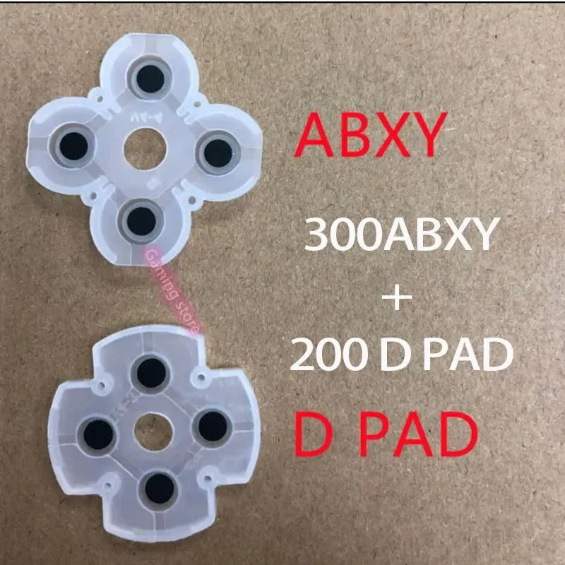 500pcs for Playstation 4 PS4 game Controller JDM-050-055 030 040 001 011 keypad button ABXY D Pad Silicone conductive Rubber se Game console repair parts