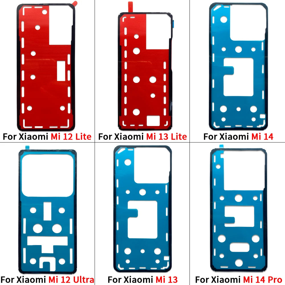New Back Battery Sticker Adhesive For Xiaomi Mi 10 10T 11 11T 12 12T 13 13T 14 Pro Lite Waterproof Back Cover Sticker Xiaomi  Xiao mi phone repair parts