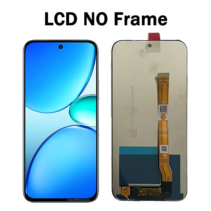 6.8"IPS LCD For OPPO Realme C85 4G LCD Screen Display+Touch Screen Digitizer Assembly RMX5566 Display With Frame Oppo phone repair parts Realme phone repair parts