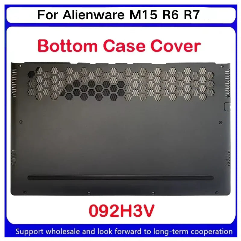 New For Dell Alienware M15 R6 R7 Bottom Case Cover D Shell 092H3V  Dell Laptop repair parts