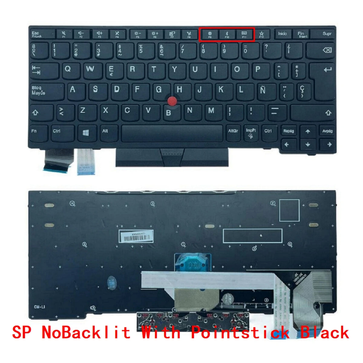 US Russian Spanish Latin Backlit Keyboard For Lenovo Thinkpad X280 A285 X395 X390 /L13 gen 1 L13 Yoga gen 1/X13 Gen 1/L13 gen 2 Lenovo laptop repair parts