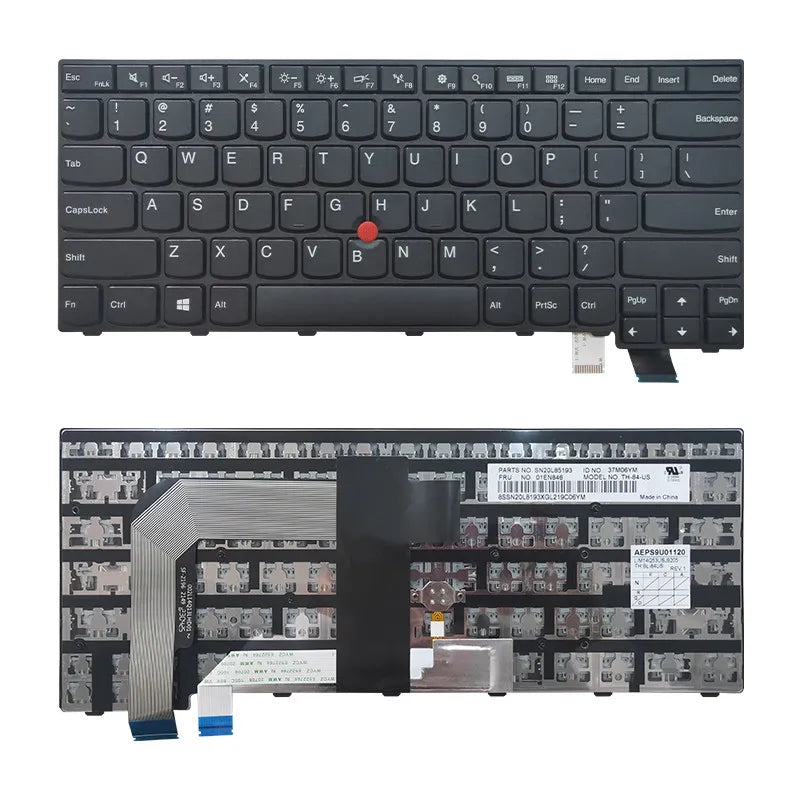 Upper case keyboard for Lenovo S2 T460s T470p T480 E431 E440 E450 T495 T490S keyboard keycap Lenovo laptop repair parts