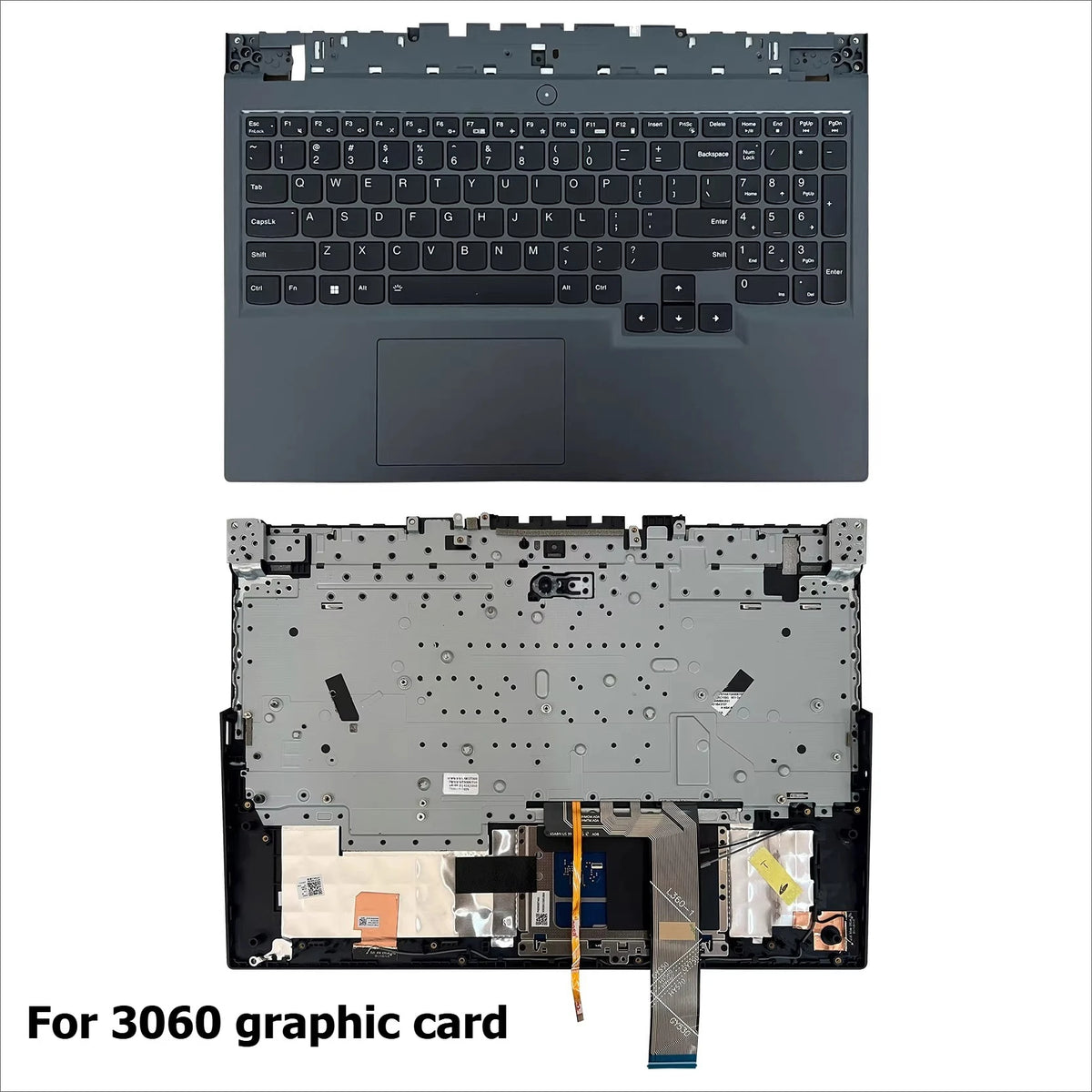 Upper case keyboard for Lenovo Legion 5-17ARH05H 15IMH05 15ACH6A Y7000 R7000 P R7000p 2021 topcase palmrest C shell touchpad Lenovo laptop repair parts