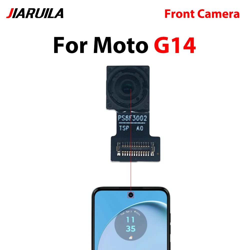 Back Rear Camera Big Main Camera Front Camera Flex Cable For Motorola Moto G22 G32 G62 G13 G23 G73 G14 G24 G55 G34 G84 G35 5G Motorola phone repair parts