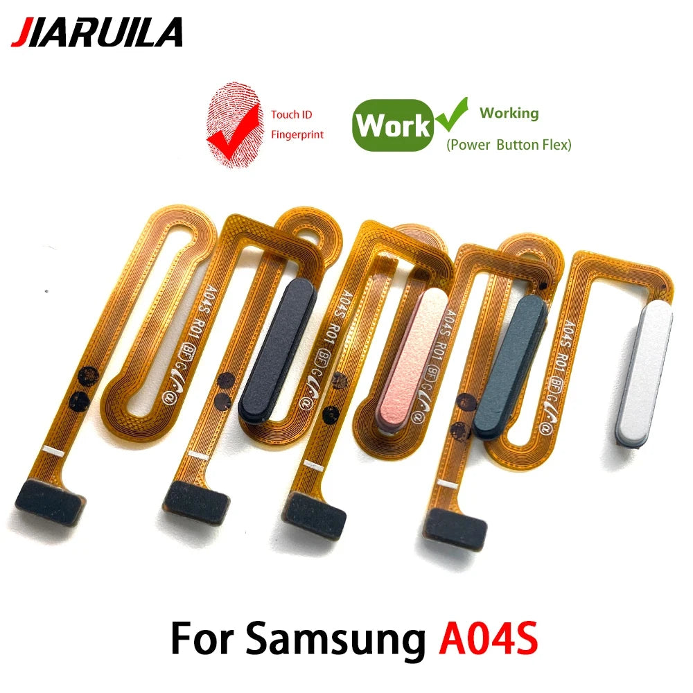 New For Samsung A03S A037F A04s A047F A05s A057F Fingerprint Sensor Home Return Key Menu Button Flex Cable Samsung phone repair parts