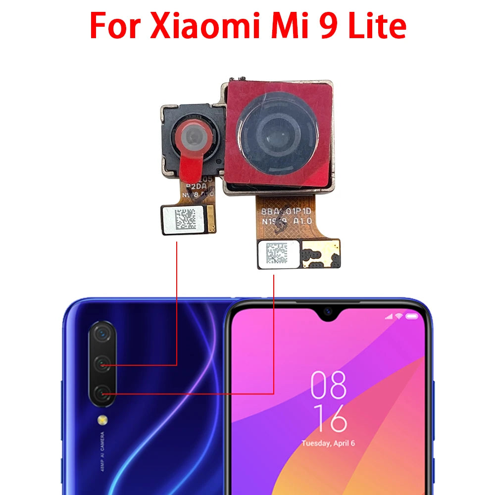 New For Xiaomi Mi 9 10 10T 11 12 Pro Lite Rear Camera Foam Front Back Camera Flex Cable Replacement Parts  Xiaomi  Xiao mi phone repair parts