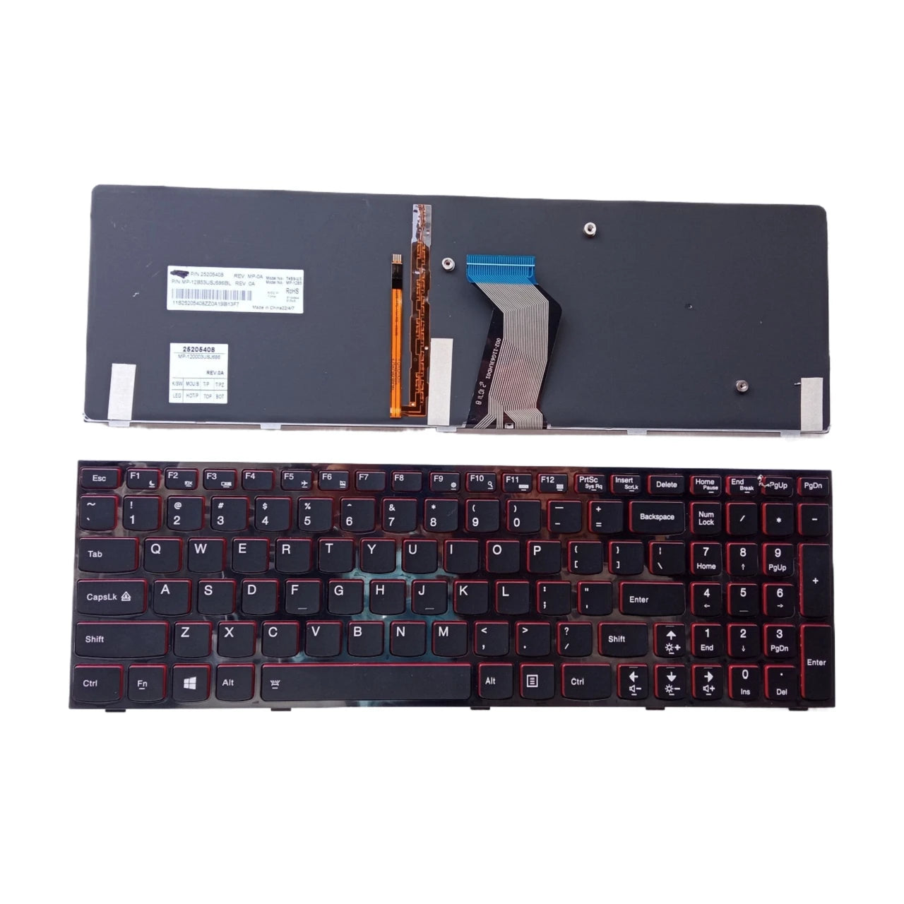New US Russian Spanish Laptop Backlit Keyboard For Lenovo Y500 Y500N Y500NT Y510 Y510P Y590 Y590N Notebook PC Replacement Lenovo laptop repair parts