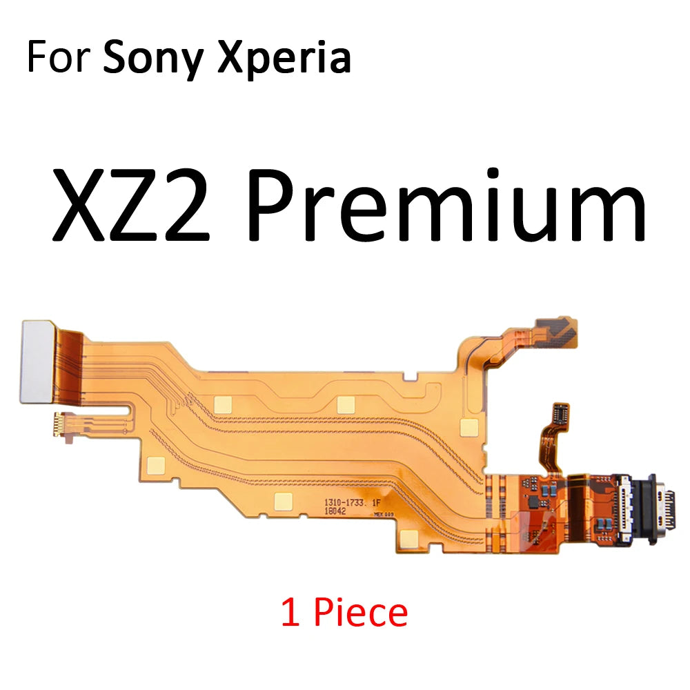 USB Charging Port Dock Plug Charger Board Flex Cable For Sony Xperia XA2 XA1 XZ3 XZ2 XZ1 XZS XZ Premium Compact Ultra Plus Sony phone repair parts