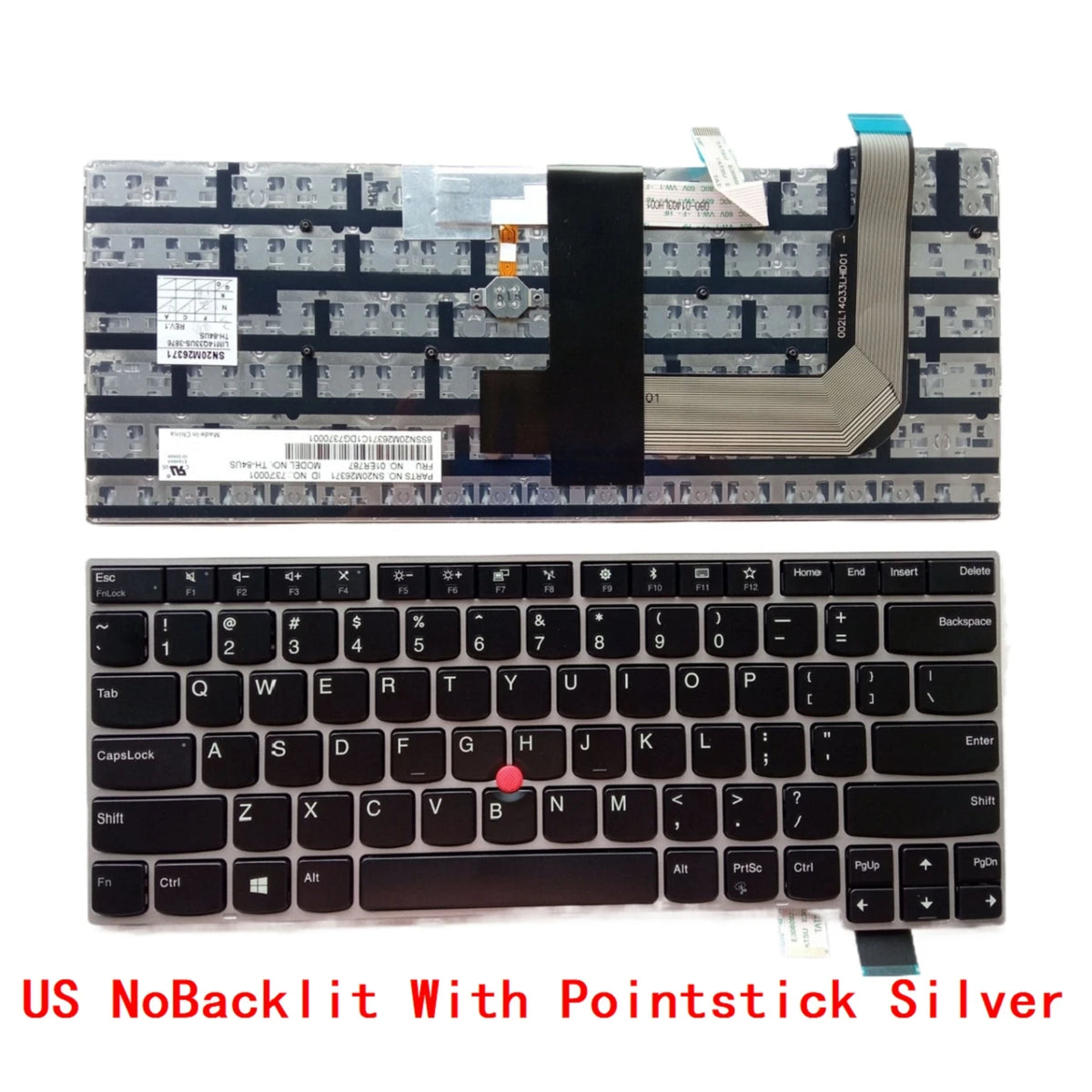 New US Russian Spanish Latin Laptop Backlit Keyboard For Lenovo Thinkpad T470S Notebook PC Replacement F10 with Bluetooth Lenovo laptop repair parts
