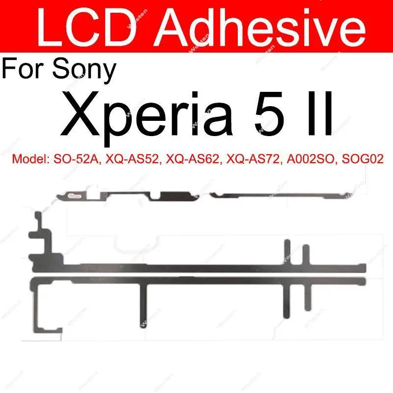 LCD+Rear Battery Cover Adhesive For Sony Xperia 1 X1 ii iii Xperia 5 X5 II III Screen Display Back Battery Cover Sticker Parts Sony phone repair parts