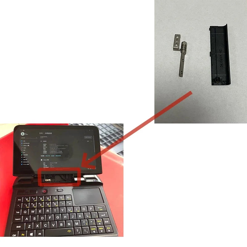GPD Micro PC Hinge Replacement and Hinge Shell Replacement GPD Accessories Game console repair parts